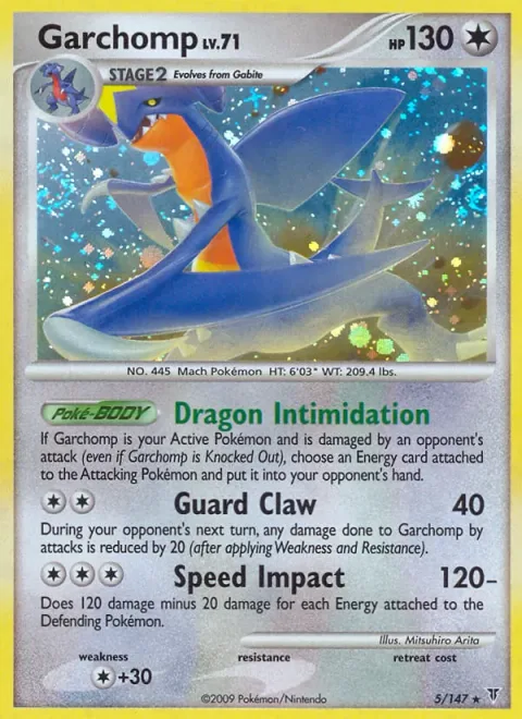 Garchomp Lv.71 [Dragon Intimidation | Guard Claw | Speed Impact]