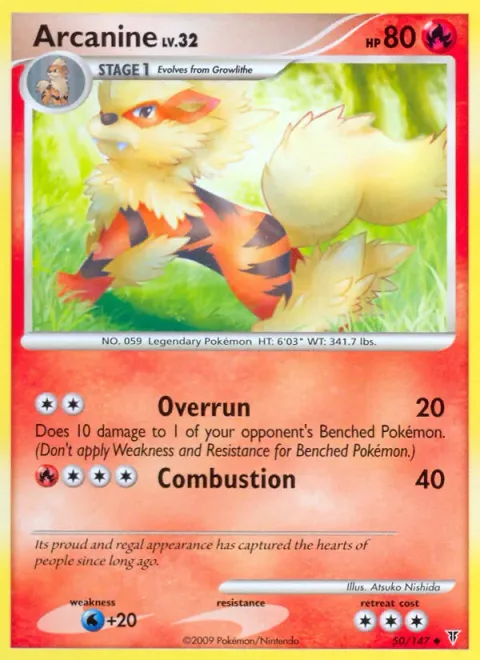 Arcanine Lv.32 [Overrun | Combustion]