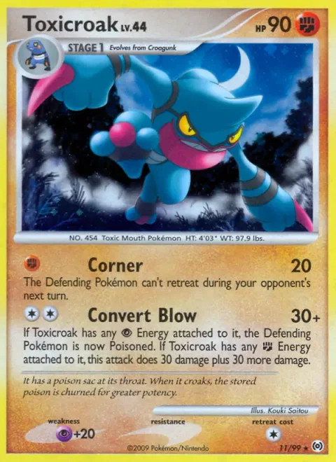 Toxicroak Lv.44 [Corner | Convert Blow]