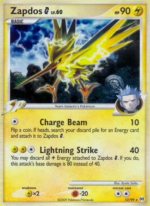 Zapdos [G] Lv.60 [Charge Beam | Lightning Strike]