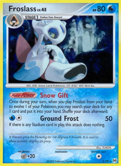 Froslass Lv.45 [Snow Gift | Ground Frost]