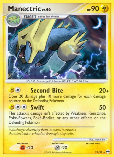 Manectric Lv.46 [Second Bite | Swift]
