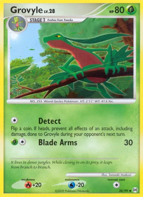 Grovyle Lv.28 [Detect | Blade Arms]