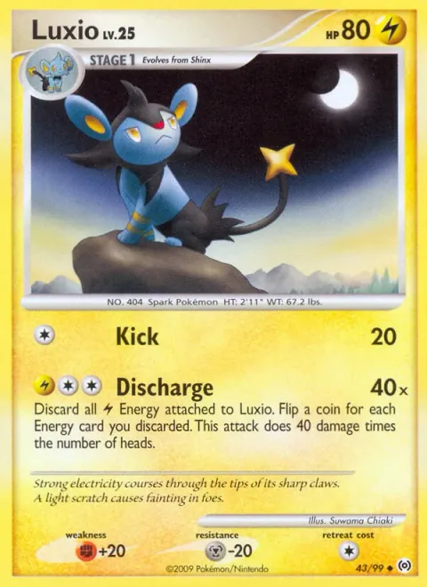 Luxio Lv.25 [Kick | Discharge]