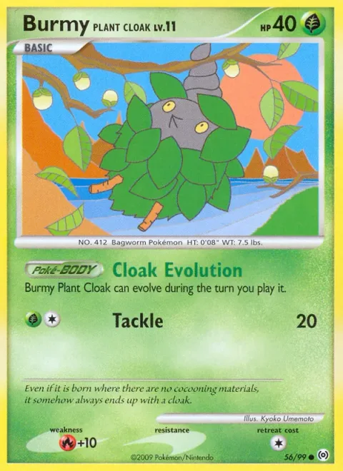 Burmy Plant Cloak Lv.11 [Cloak Evolution | Tackle]