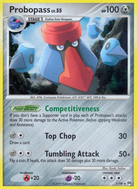Probopass Lv.55 [Competitiveness | Top Chop | Tumbling Attack]