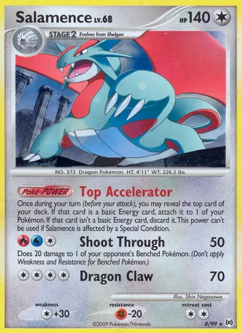 Salamence Lv.68 [Top Accelerator | Shoot Through | Dragon Claw]