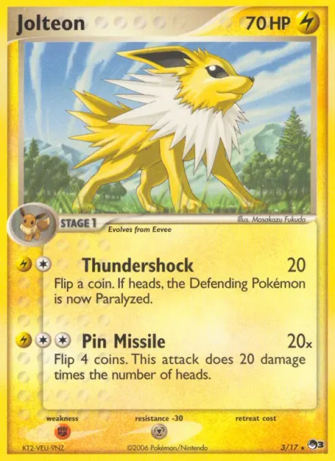 Jolteon [Thundershock | Pin Missile]