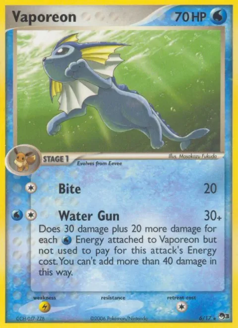 Vaporeon [Bite | Water Gun]