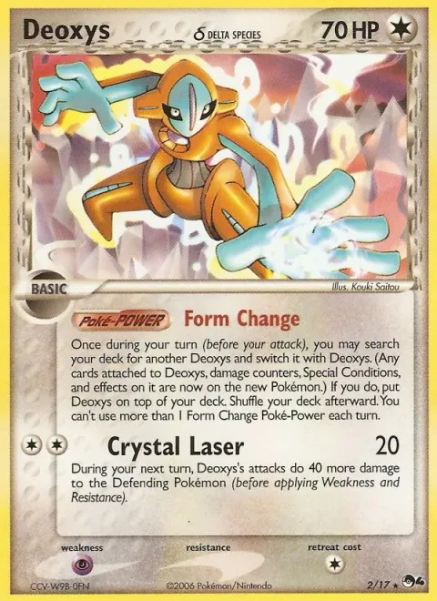 Deoxys δ Delta Species [Form Change | Crystal Laser]
