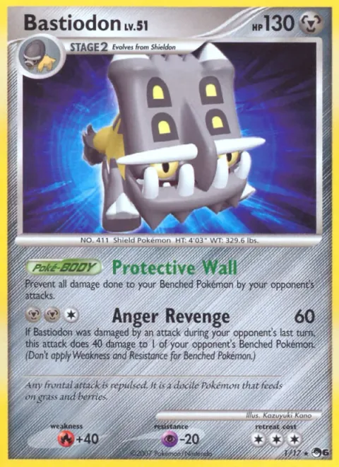 Bastiodon Lv.51 [Protective Wall | Anger Revenge]