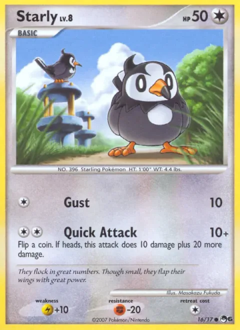 Starly Lv.8 [Gust | Quick Attack]