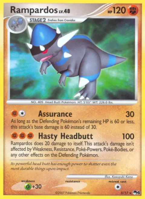 Rampardos Lv.48 [Assurance | Hasty Headbutt]