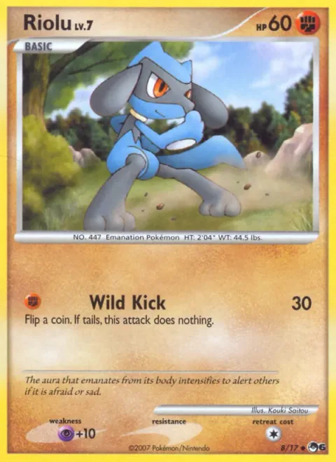 Riolu Lv.7 [Wild Kick]