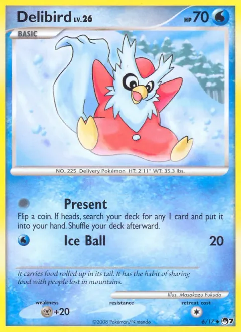 Delibird Lv.26 [Present | Ice Ball]