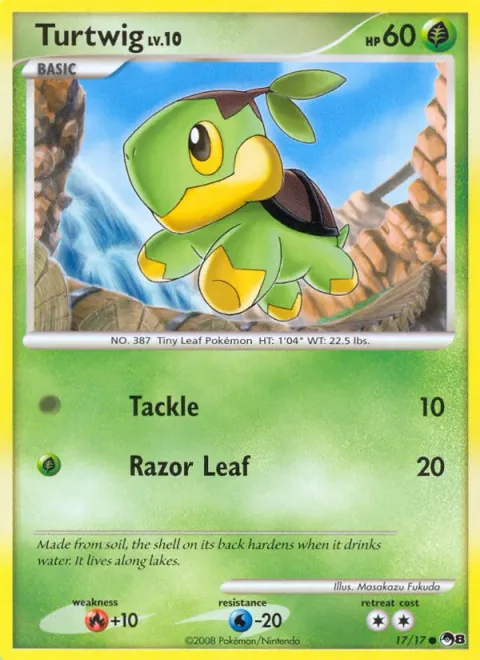 Turtwig Lv.10 [Tackle | Razor Leaf]