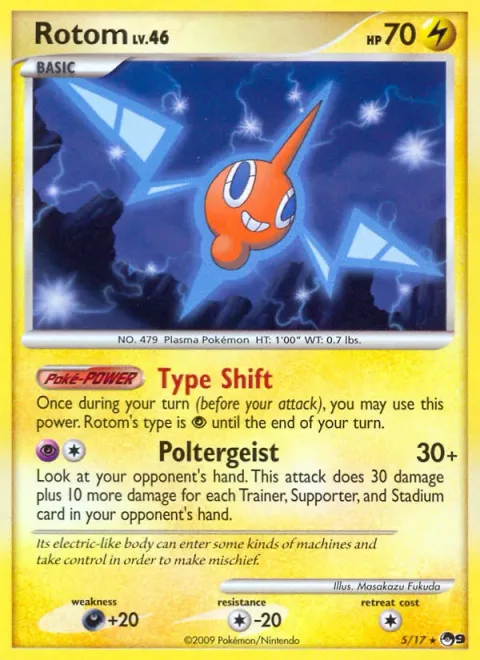 Rotom Lv.46 [Type Shift | Poltergeist]