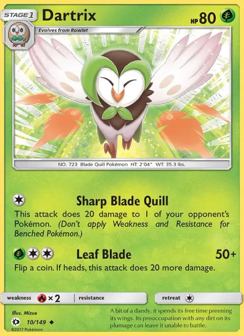 Dartrix [Sharp Blade Quill | Leaf Blade]