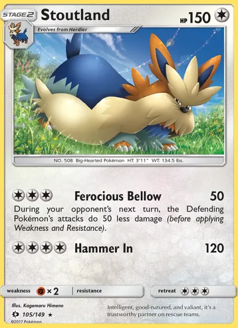 Stoutland [Ferocious Bellow | Hammer In]