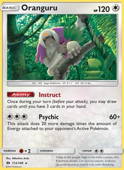 Oranguru [Instruct | Psychic]