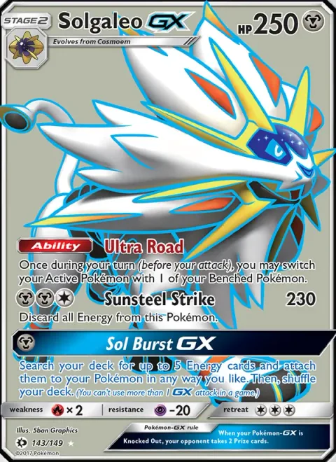 Solgaleo GX [Ultra Road | Sunsteel Strike | Sol Burst GX]
