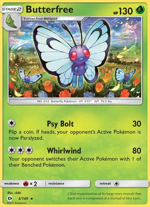 Butterfree [Psy Bolt | Whirlwind]
