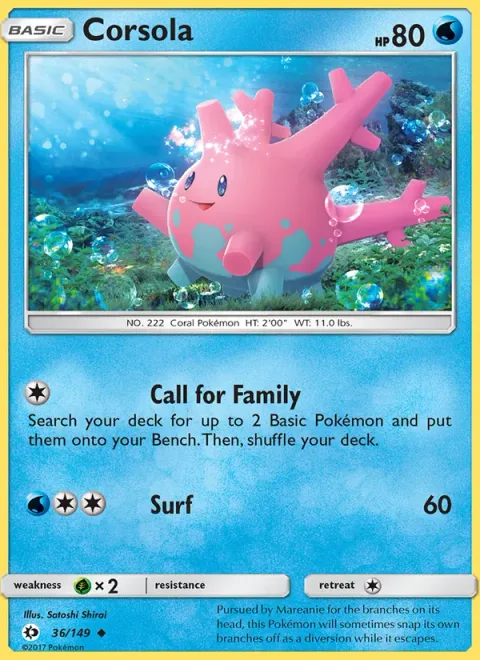 Corsola [Call for Family | Surf]