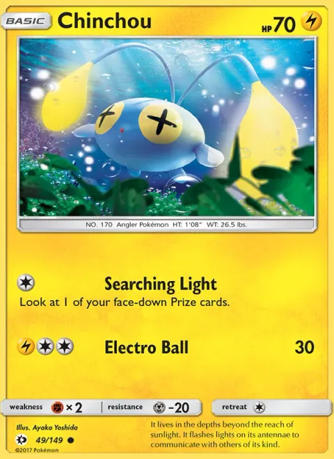 Chinchou [Searching Light | Electro Ball]