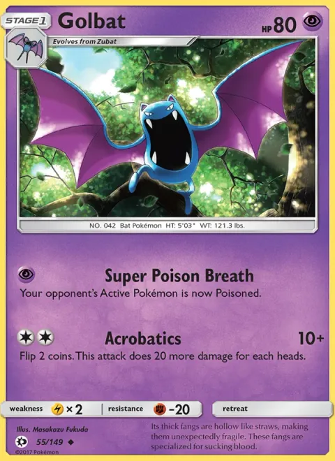 Golbat [Super Poison Breath | Acrobatics]