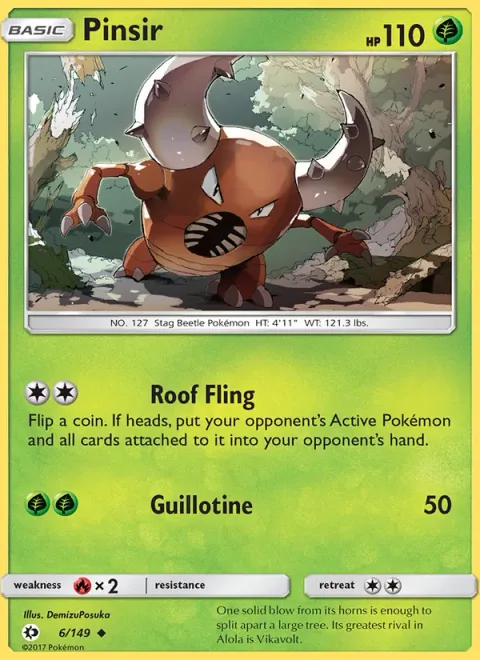 Pinsir [Roof Fling | Guillotine]