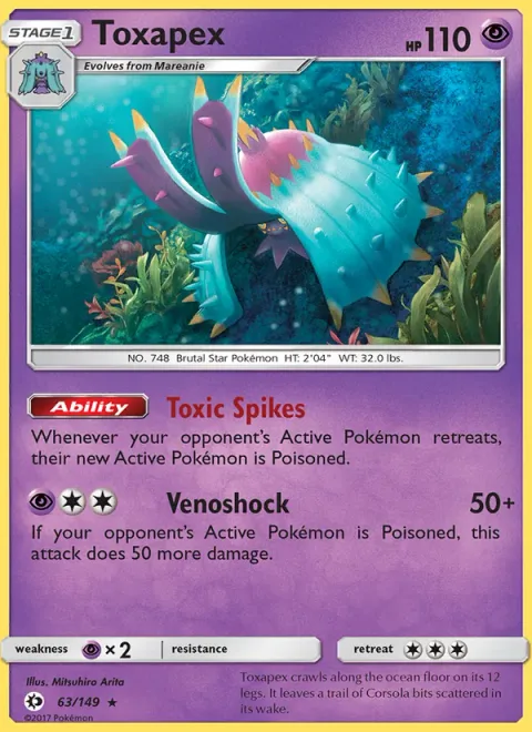 Toxapex [Toxic Spikes | Venoshock]