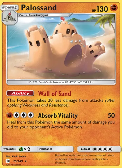 Palossand [Wall of Sand | Absorb Vitality]