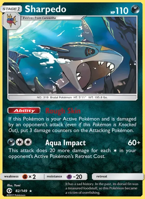 Sharpedo [Rough Skin | Aqua Impact]