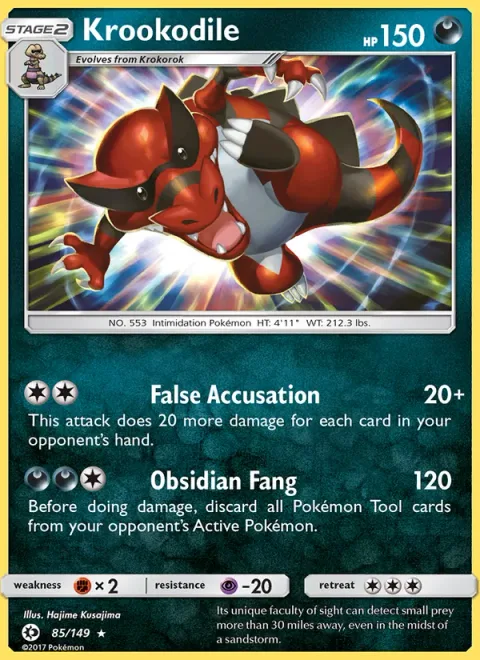 Krookodile [False Accusation | Obsidian Fang]