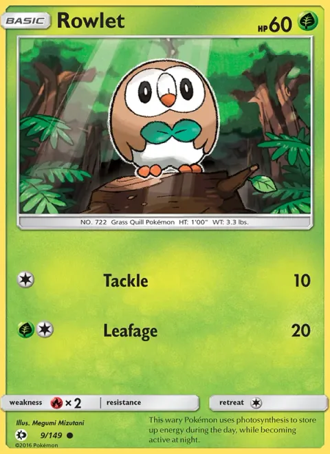 Rowlet [Tackle | Leafage]