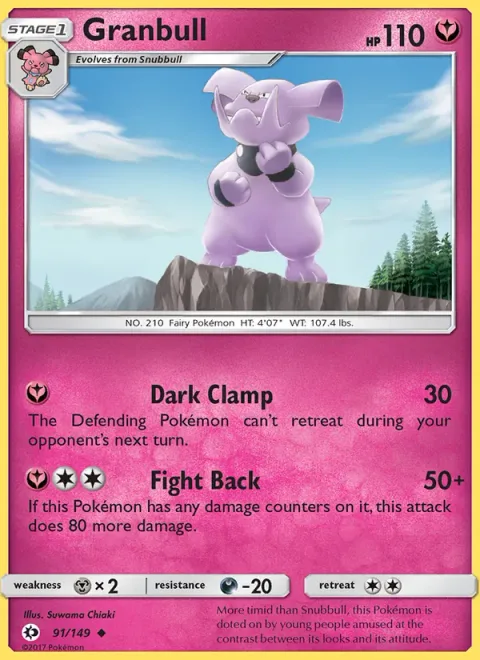 Granbull [Dark Clamp | Fight Back]