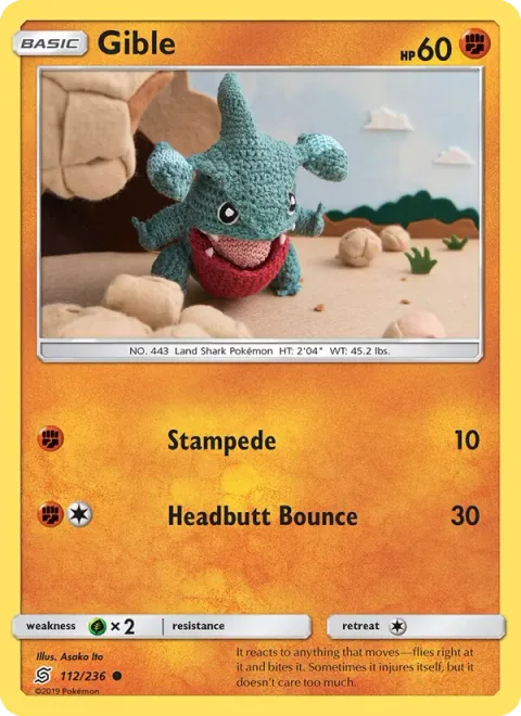 Gible [Stampede | Headbutt Bounce]