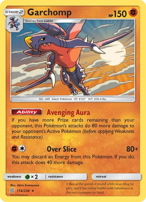 Garchomp & Giratina GX [Linear Attack | Calamitous Slash | GG End GX]