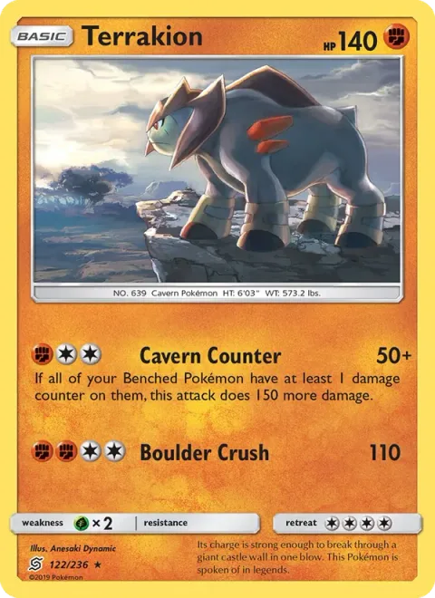 Terrakion [Cavern Counter | Boulder Crush]