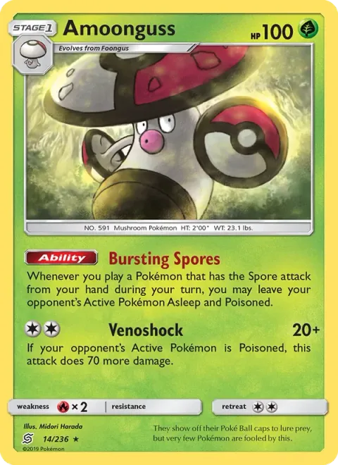 Amoonguss [Bursting Spores | Venoshock]