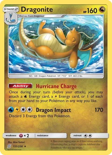 Dragonite GX [Dragon Claw | Sky Judgment | Mach Delivery GX]