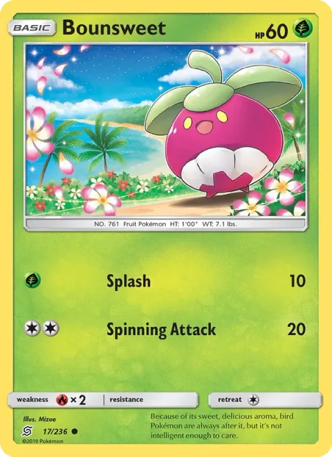 Bounsweet [Splash | Spinning Attack]
