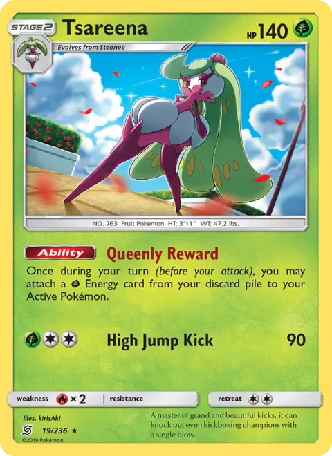 Tsareena [Queenly Reward | High Jump Kick]