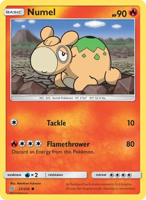Numel [Tackle | Flamethrower]