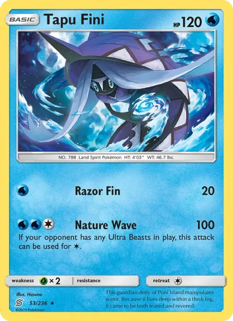 Tapu Fini [Razor Fin | Nature Wave]