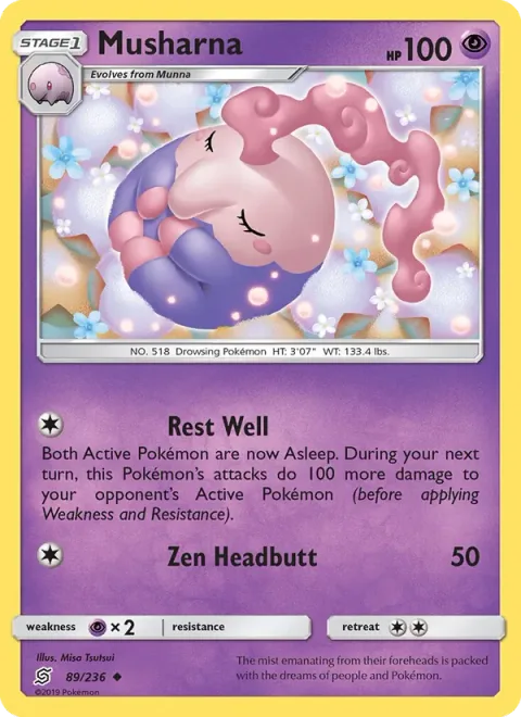 Musharna [Rest Well | Zen Headbutt]
