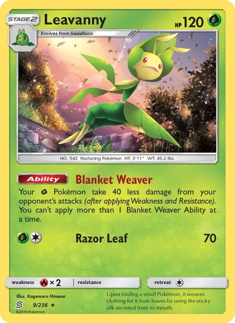 Leavanny [Blanket Weaver | Razor Leaf]