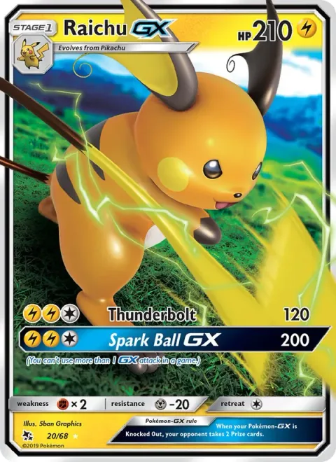 Raichu GX [Thunderbolt | Spark Ball GX]