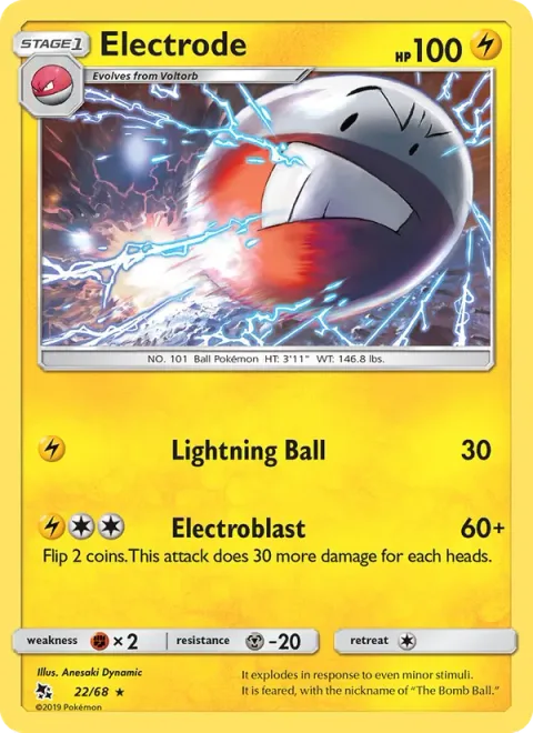 Electrode GX [Extra Energy Bomb | Electro Ball | Crush and Burn GX]