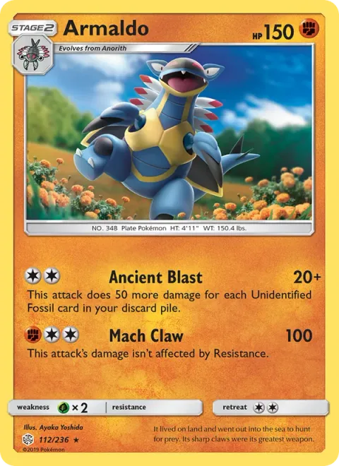 Armaldo [Ancient Blast | Mach Claw]